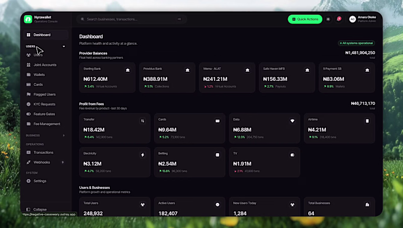 Cover image for B2B fintech Dashboard with Claude
