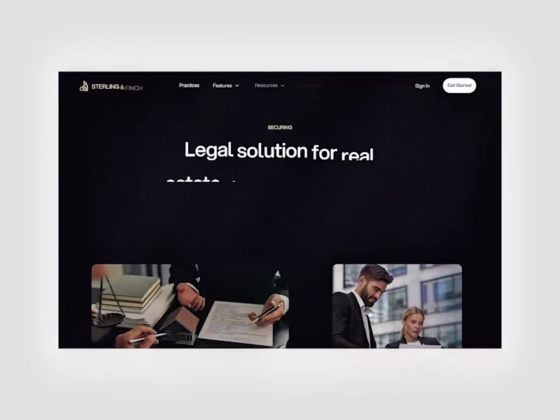 Cover image for Real Estate Law Firm Website Design