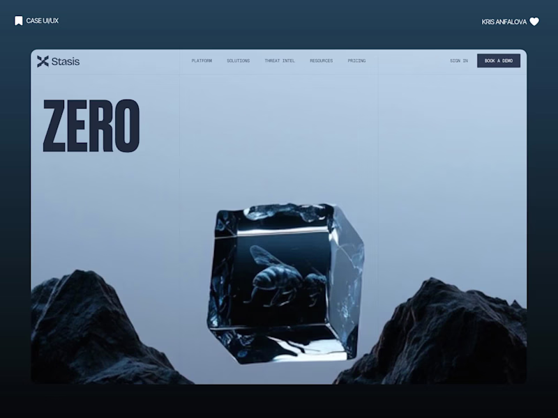 Cover image for Stasis Landing Page Design