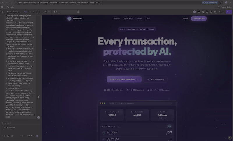 Cover image for TrustFlow — AI Safety & Escrow Layer for Online Marketplaces