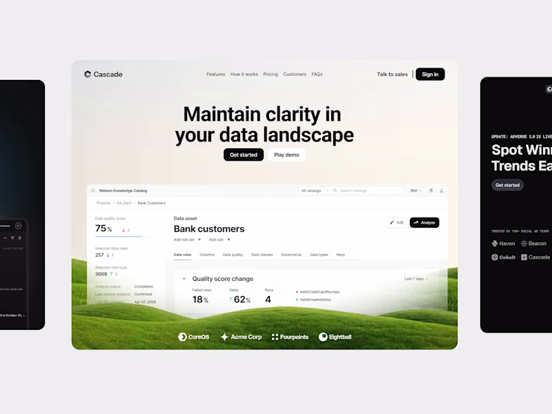 Cover image for Past website design