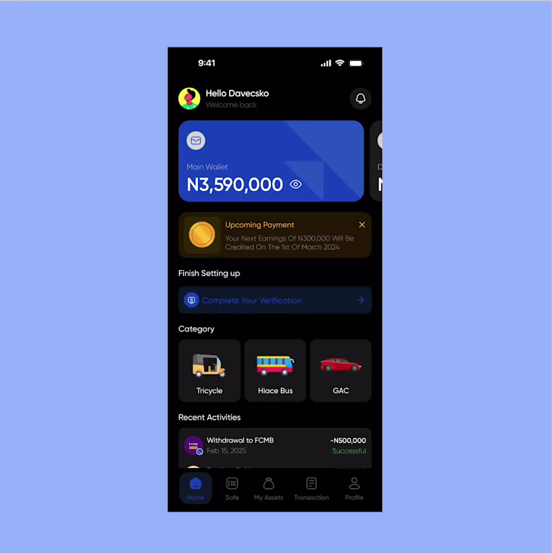 Cover image for Animated UI Mobile Screen for Flow