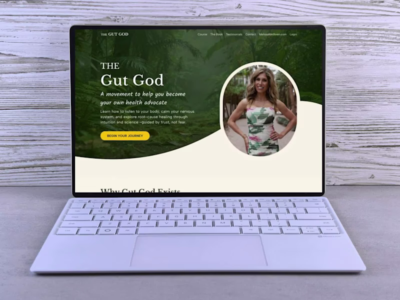 Cover image for Gut God Blueprint™ – Figma Design & Kajabi Program Launch