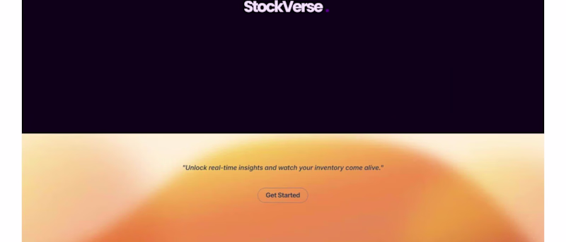 Cover image for StockVerse - Smart Inventory Management System