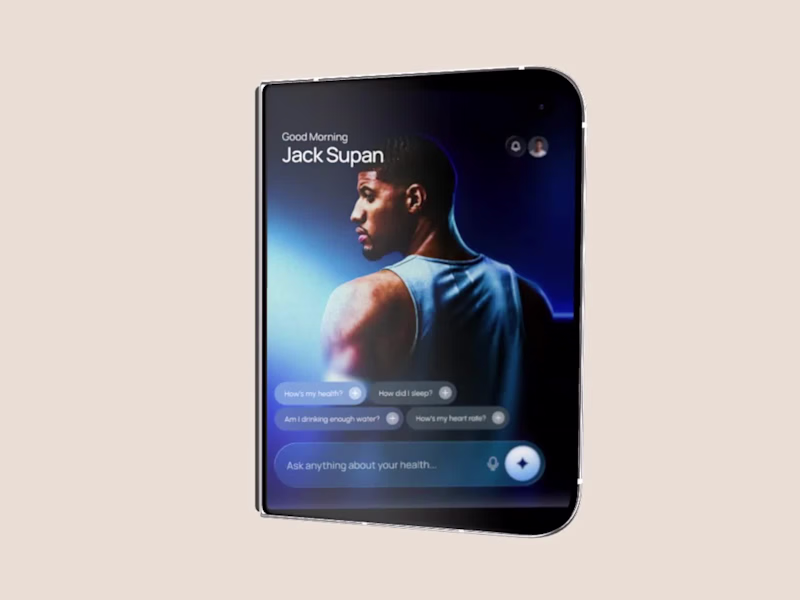 Cover image for AI Health Tracking Dashboard
A focused
