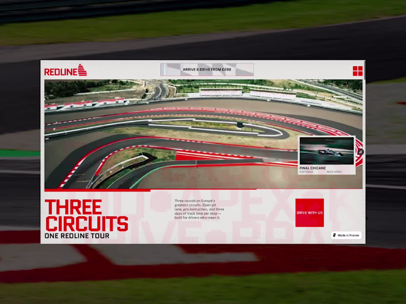 Cover image for Building a sports/event website template