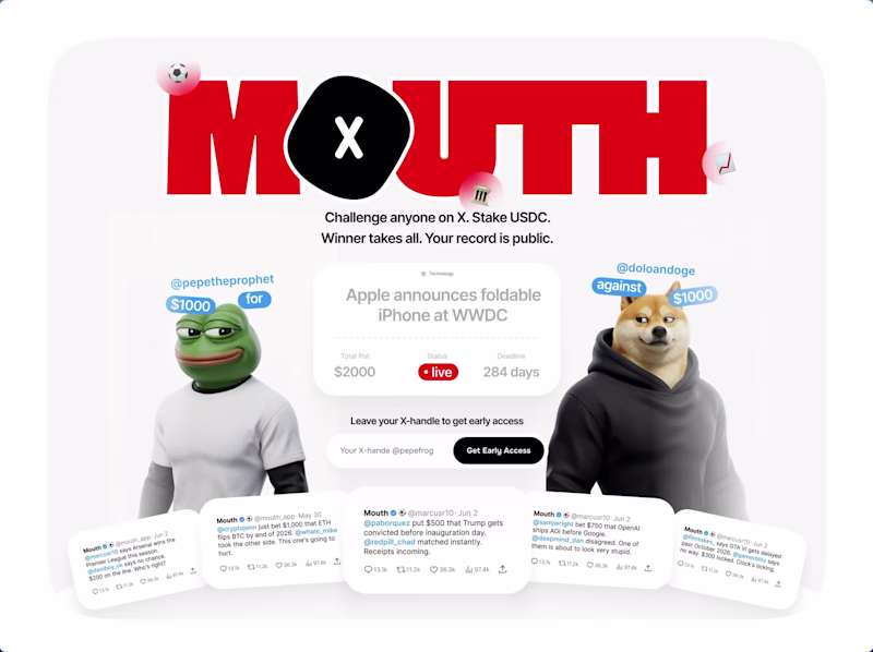 Cover image for Designing the landing for MOUTH