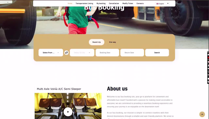Cover image for AWS-based Bus Booking Platform for