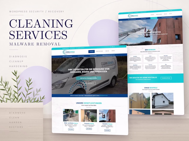 Cover image for Clean Experts: WordPress Malware Removal & Site Recovery