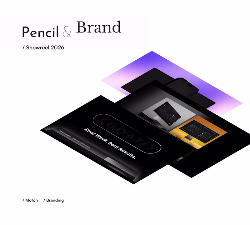 Cover image for Pencil & Screen | Studio Showreel 2026