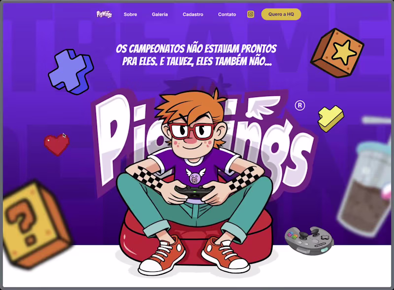 Cover image for Pigwings - Landing Page