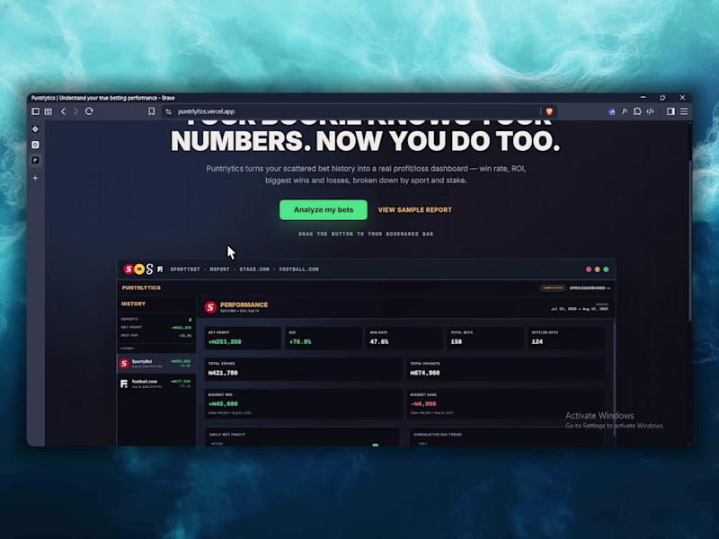 Cover image for I recently built Puntrlytics (https://puntrlytics.vercel.app/),