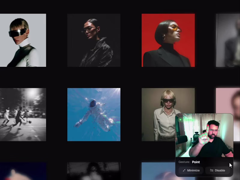 Cover image for Telepath: Webcam Gesture Controlled Website