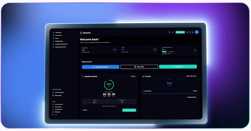 Cover image for SaaS Explainer Video | Encrypted Document App | Killswitch 