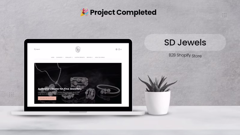 Cover image for SD Jewels: B2B Shopify Store