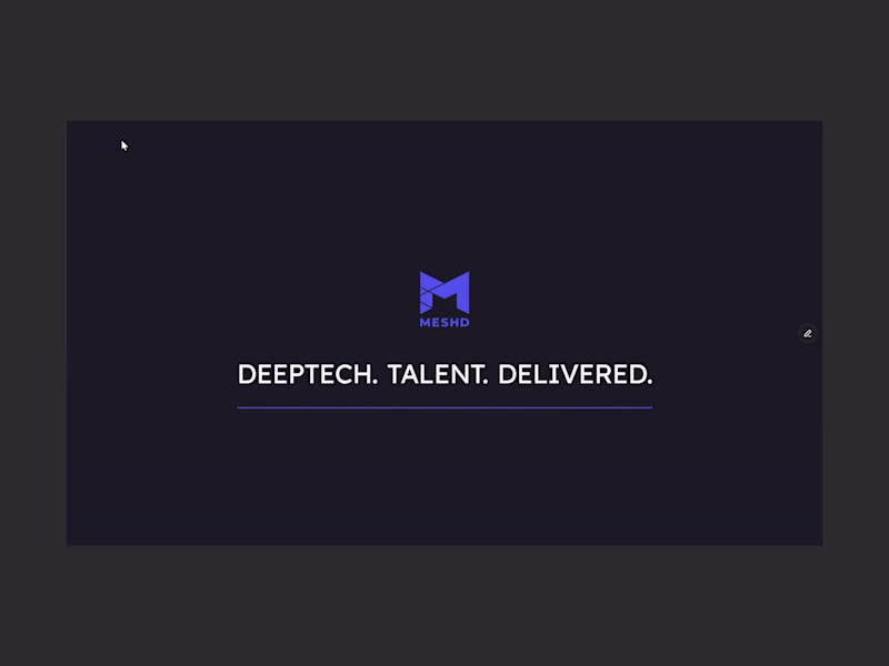Cover image for Worked on a complete website redesign for Meshd, a Deep Tech...