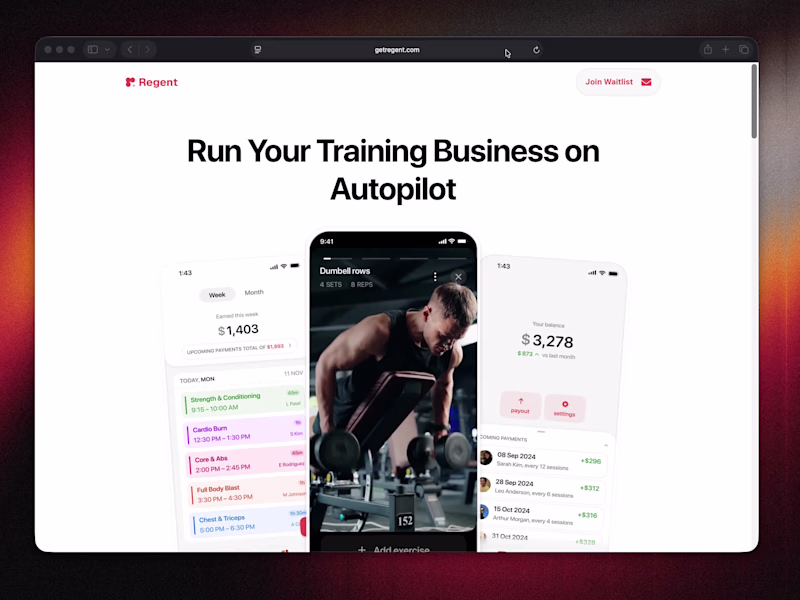 Cover image for Regent – Figma Design & Webflow Development