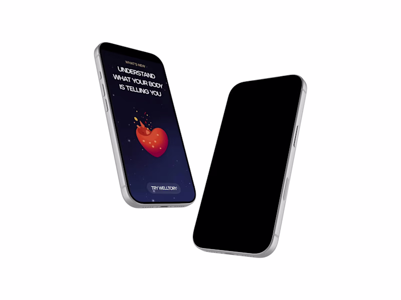 Cover image for Welltory Health-Tech Visual Design & ASO