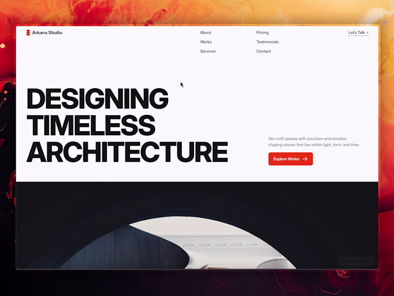 Cover image for Framer Development - Architecture Studio