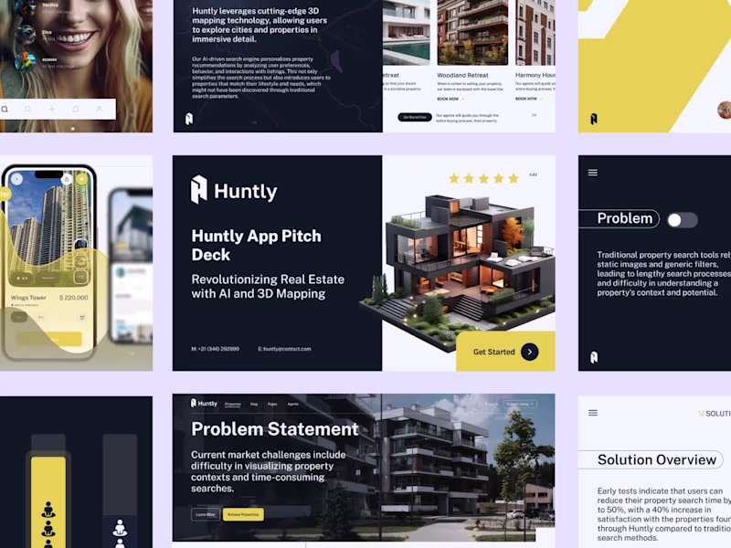 Cover image for Huntly Pitch Deck Design