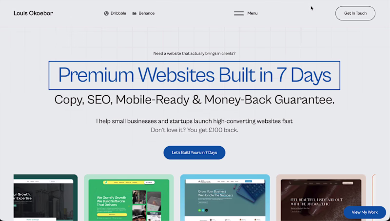 Cover image for Designed and Built my personal website on Figma and then tra...