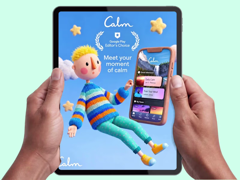 Cover image for Calm App Acquisition & Creative Campaign