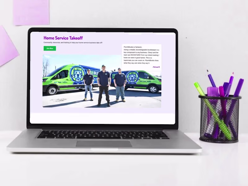 Cover image for  Complete Website Redesign & Kajabi Development