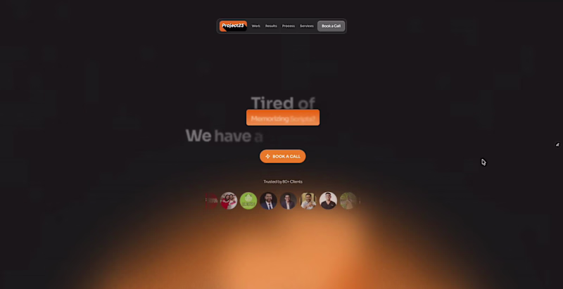Cover image for Project23 Media Content Agency - Landing Page