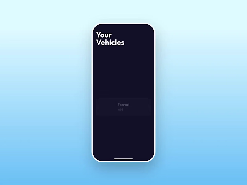 Cover image for Vehicle Onboarding Screens for Premium Car Care App