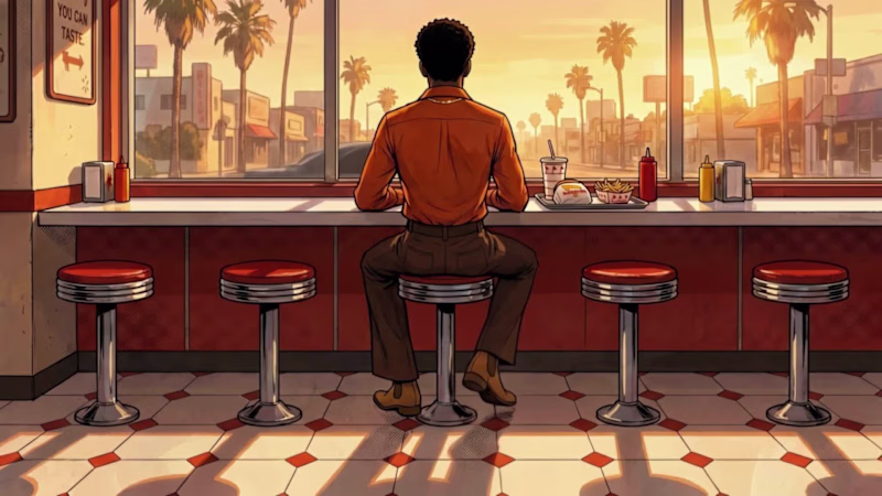 Cover image for A comic book-style AI-generated short