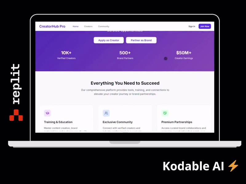 Cover image for Rapid Prototype on Replit for Influencers & Brands