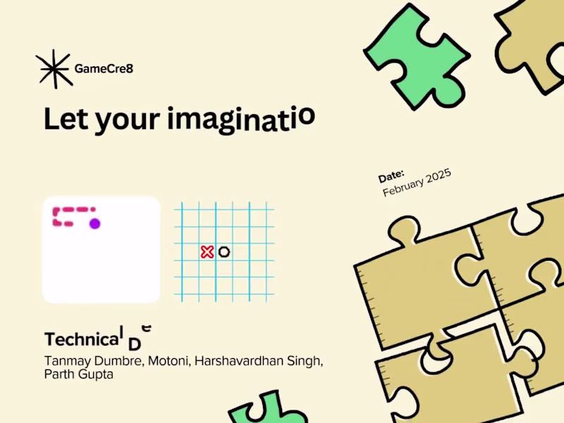 Cover image for GameCre8 - AI (text to 2D games)