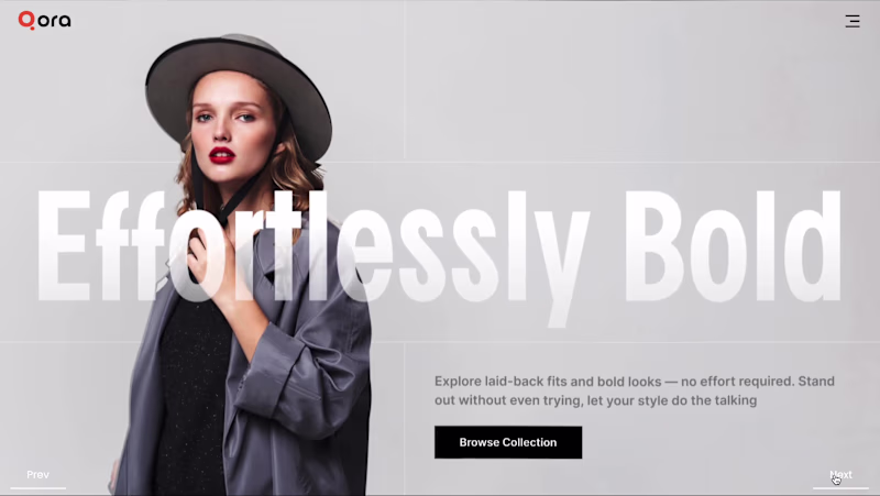 Cover image for A fashion website concept designed to move like fabric — com...