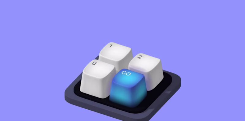 Cover image for Animated keyboard design I learnt on spline
