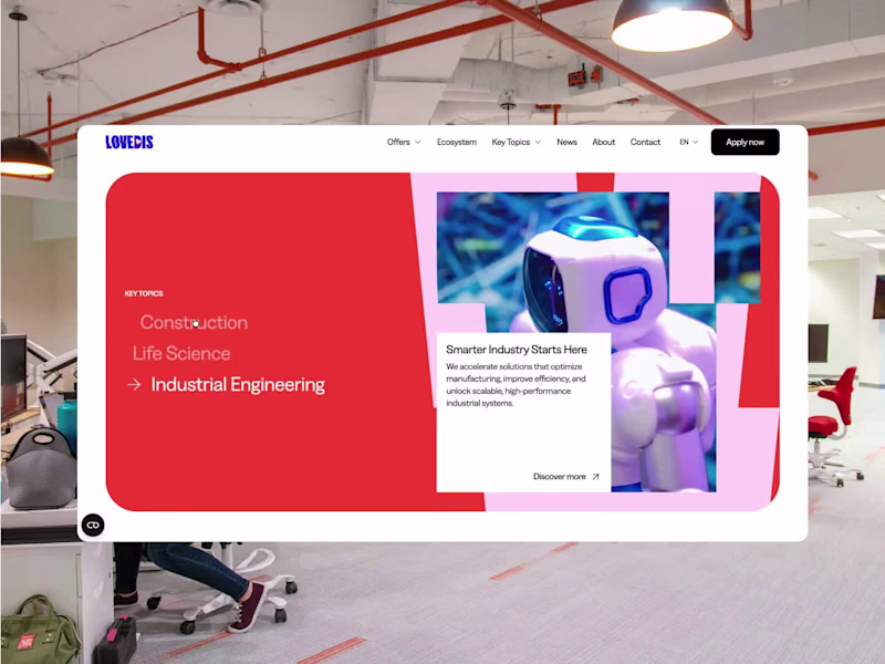 Cover image for LOVEDIS connects startups with established