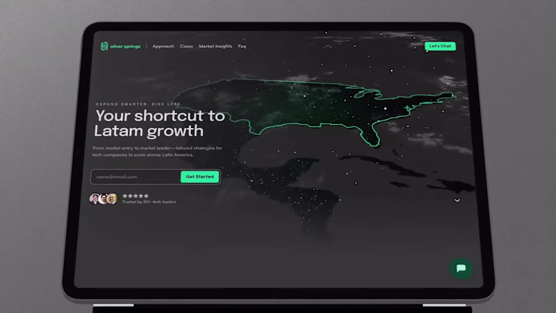 Cover image for Oliver Springs ID + Framer Landing Page