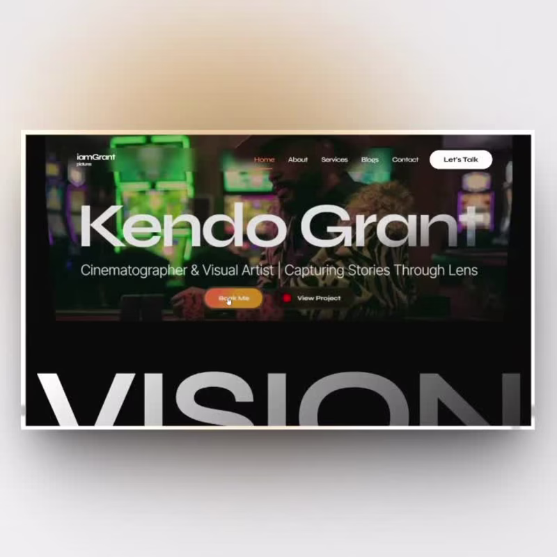 Cover image for Designed this portfolio concept for