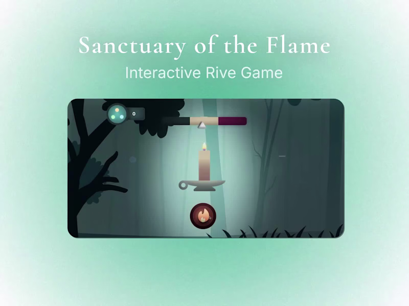 Cover image for For this @Rive x @Contra HQ Challenge, I wanted to explore a...