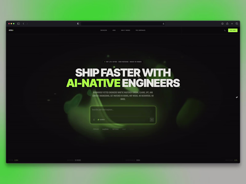 Cover image for The First AI-Native Engineer Marketplace