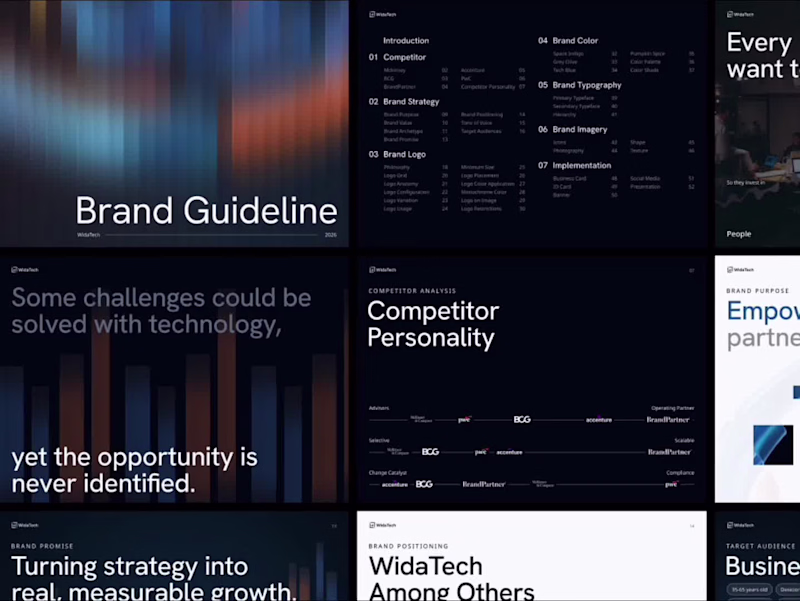 Cover image for WidaTech Brand Guideline Development