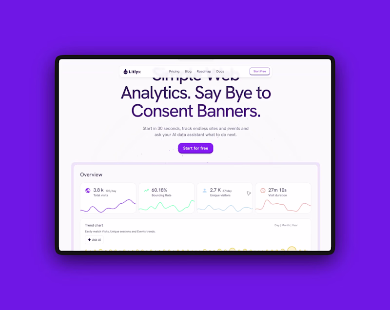 Cover image for Litlyx: Designing a Product-Focused Site with the Founder