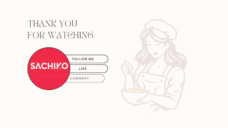 Cover image for Youtube outro For Sachiko cooks