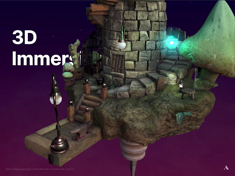 Cover image for Scroll-driven 3D experience built to