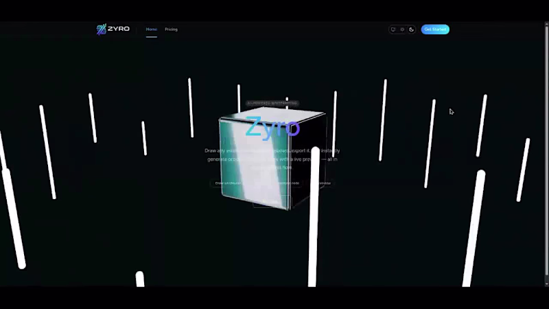 Cover image for Zyro AI-powered wireframe builder 