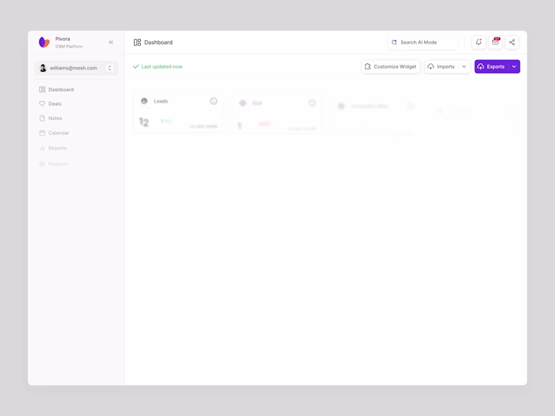 Cover image for Hey everyone!

Sharing a CRM Dashboard