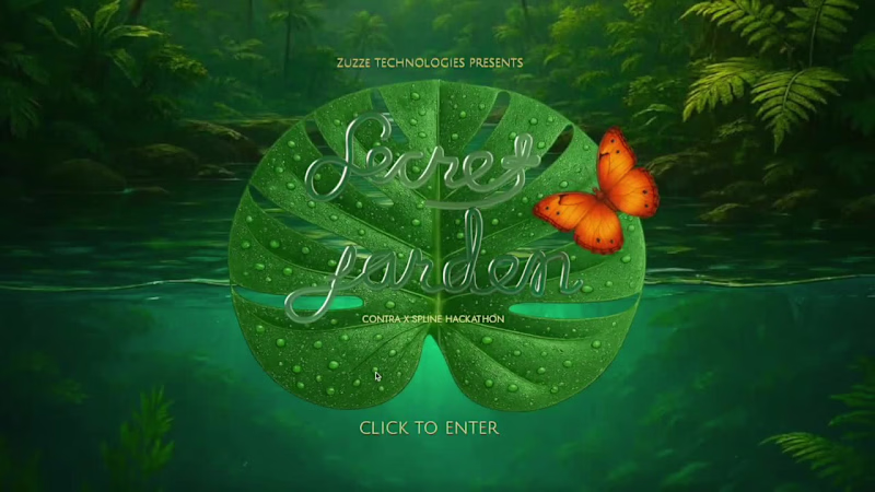 Cover image for Secret Garden - Interactive  3D Journey
