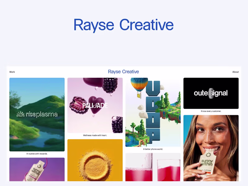 Cover image for Rayse Creative Website Development
