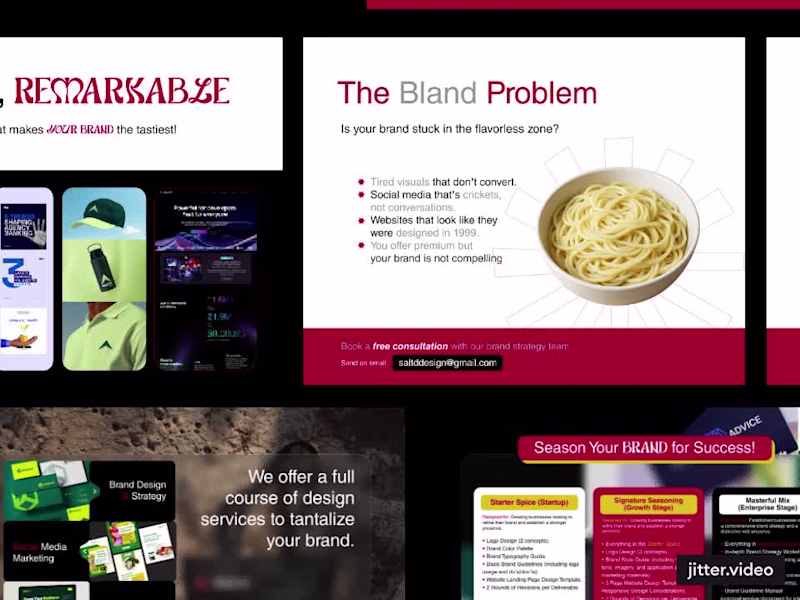 Cover image for Culinary-Concept Pitch Deck Design for Saltd