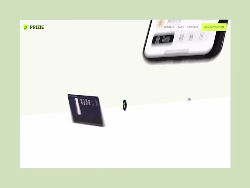 Cover image for Interactive Fintech Landing Page Design