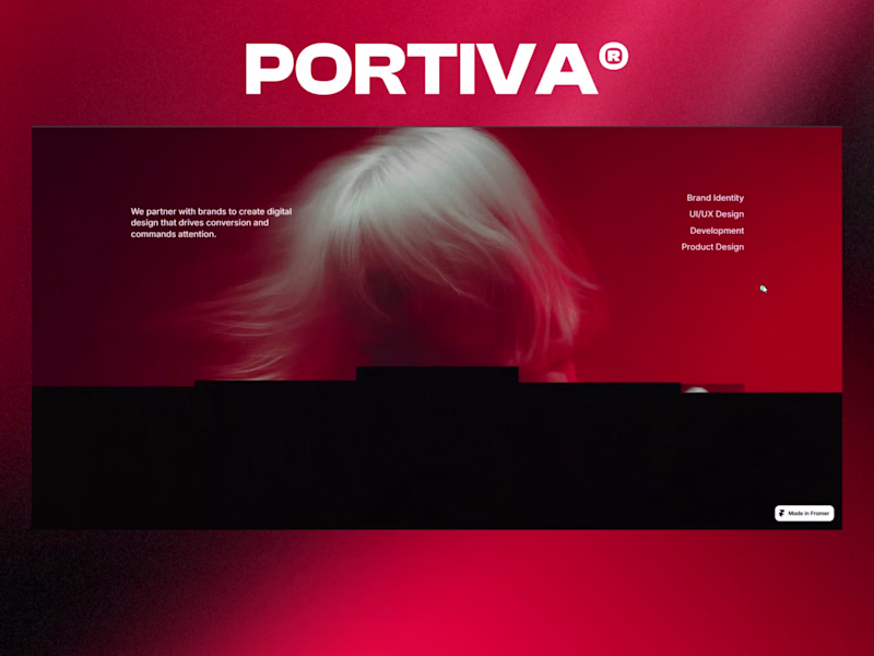 Cover image for Most Demanding Framer Portfolio Template
Preview: